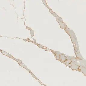 Calacatta Laza Oro MSI quartz countertop sample