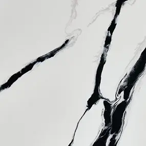 Calacatta Lumanyx MSI quartz countertop sample