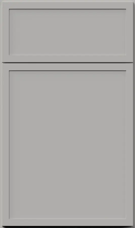 luna Nickel cabinet door sample