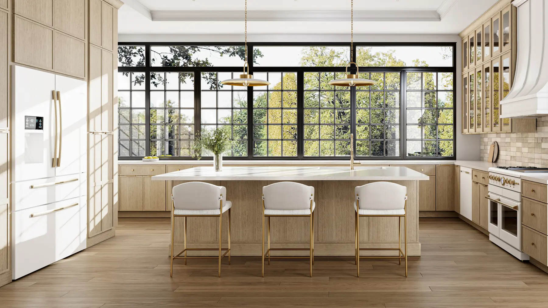Natural wood cabinet inspiration