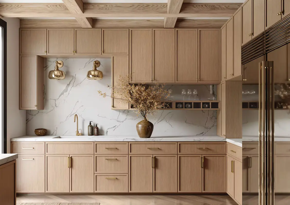 Natural wood Forevermark kitchen inspiration